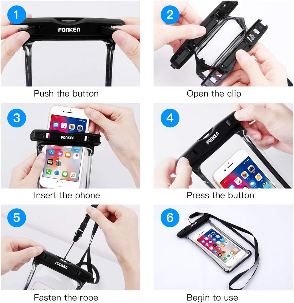 Waterproof Swimming Phone Pouch Universal Case Underwater Dry Bag Cover For iPhone 11 12 13 14 Pro Max Xiaomi 13 Water Proof Bag