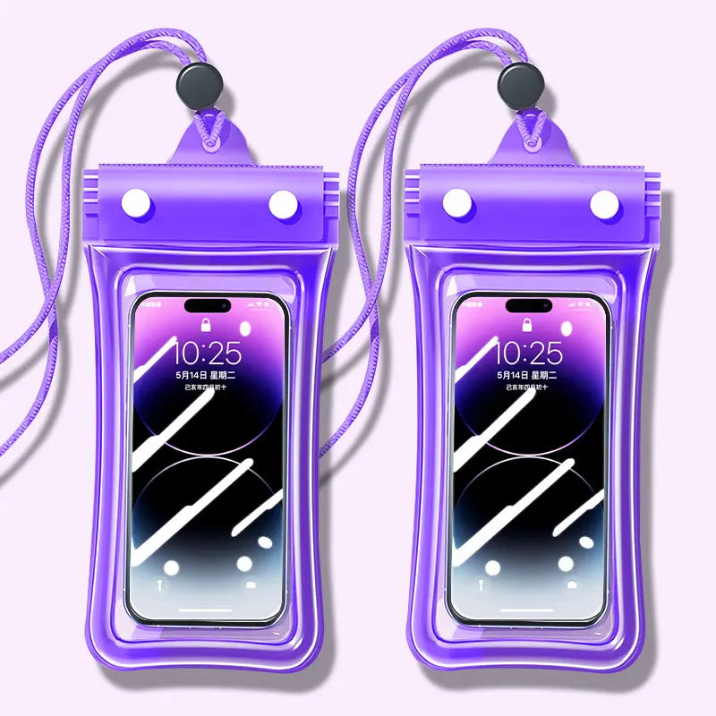 Waterproof Phone Pouch Case Drift Diving Swimming Bag Underwater Dry Bag Case Cover For Phone Water Sports Beach Pool 7 inch