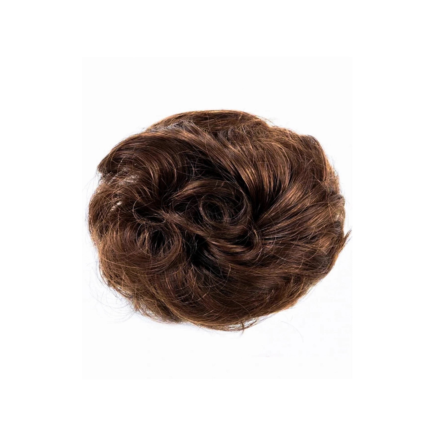 Human Hair Messy Hair Bun Chignon Extensions Scrunchy Updo HairPiece Soft And Comfortable To Wear Bun Hair Scrunchies Curly Wavy