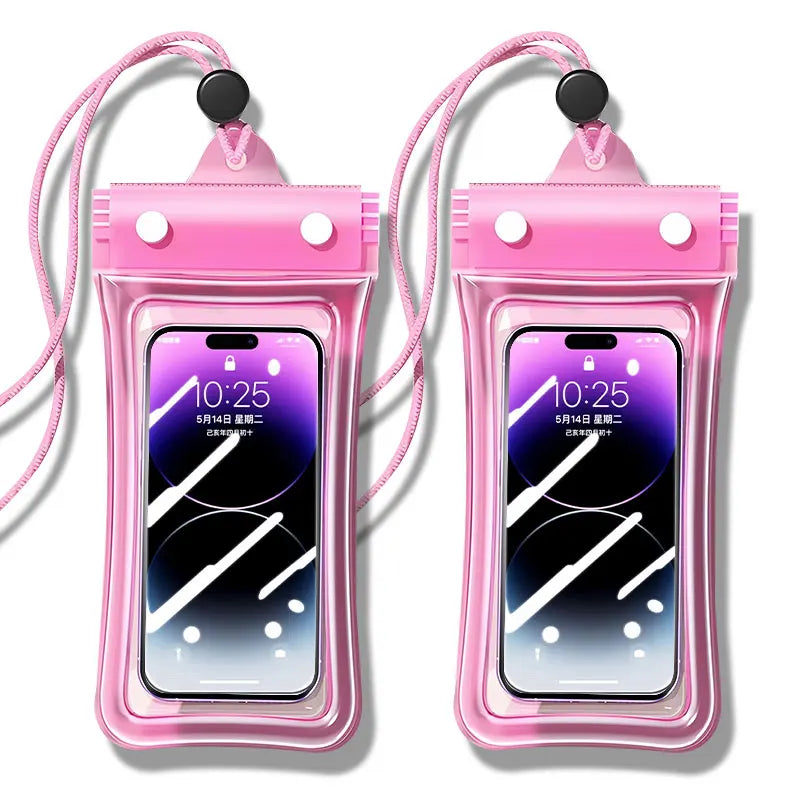 Waterproof Phone Pouch Case Drift Diving Swimming Bag Underwater Dry Bag Case Cover For Phone Water Sports Beach Pool 7 inch