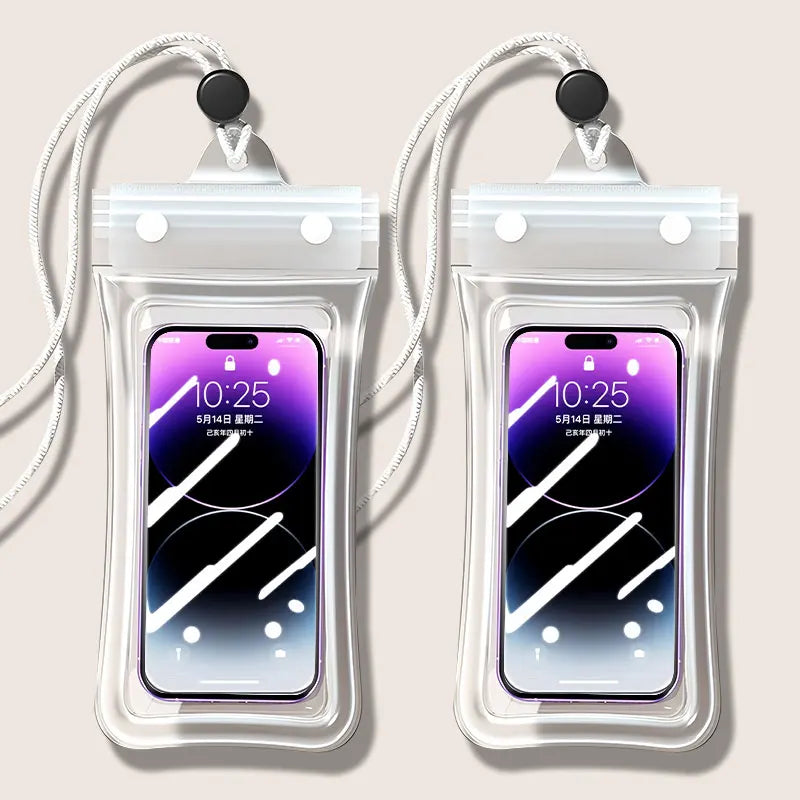 Waterproof Phone Pouch Case Drift Diving Swimming Bag Underwater Dry Bag Case Cover For Phone Water Sports Beach Pool 7 inch