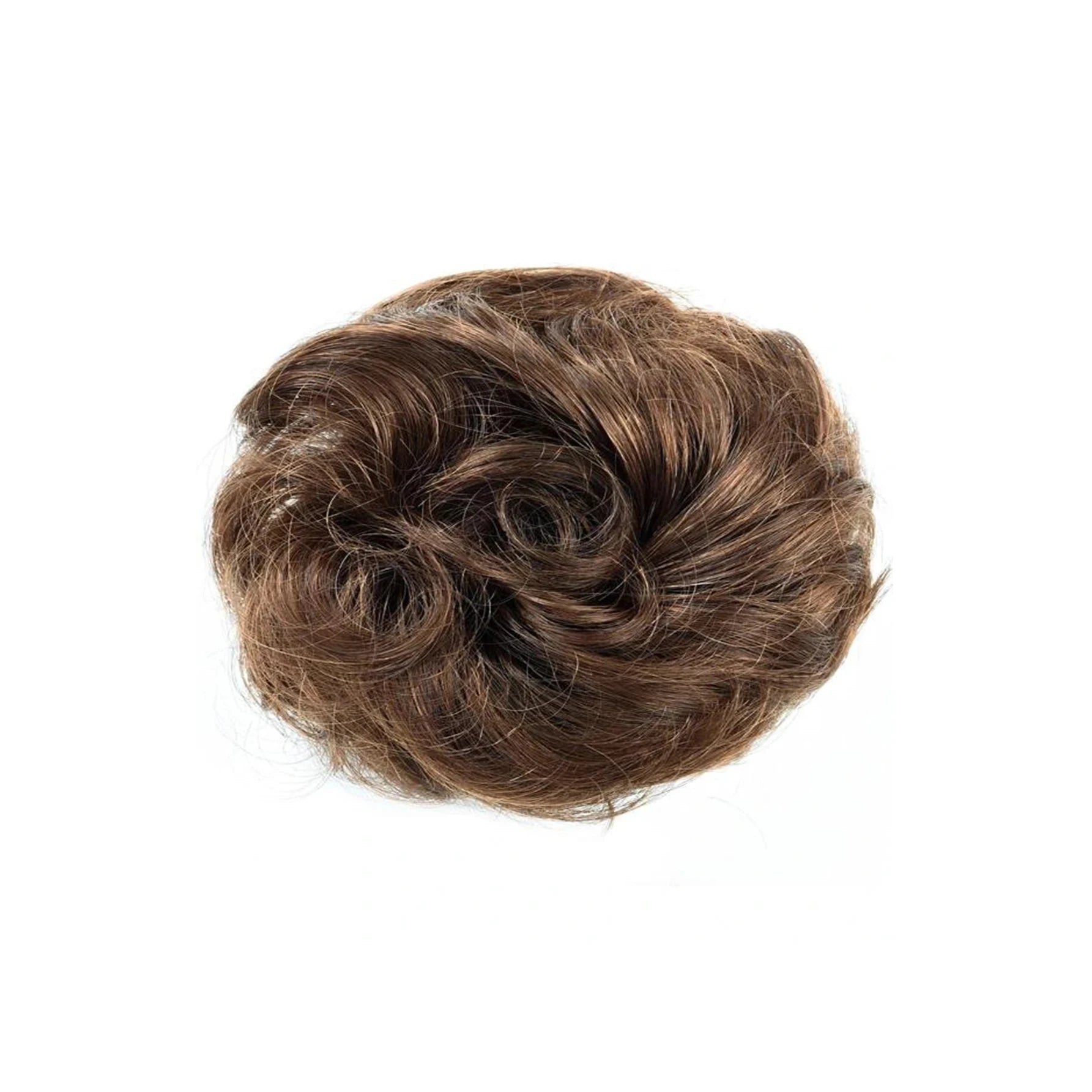 Human Hair Messy Hair Bun Chignon Extensions Scrunchy Updo HairPiece Soft And Comfortable To Wear Bun Hair Scrunchies Curly Wavy