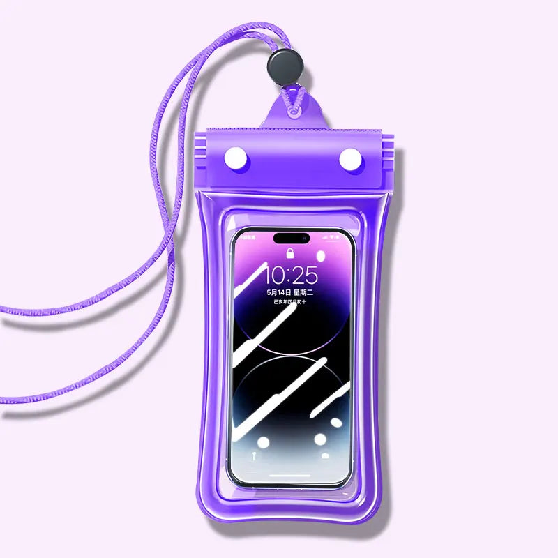 Waterproof Phone Pouch Case Drift Diving Swimming Bag Underwater Dry Bag Case Cover For Phone Water Sports Beach Pool 7 inch