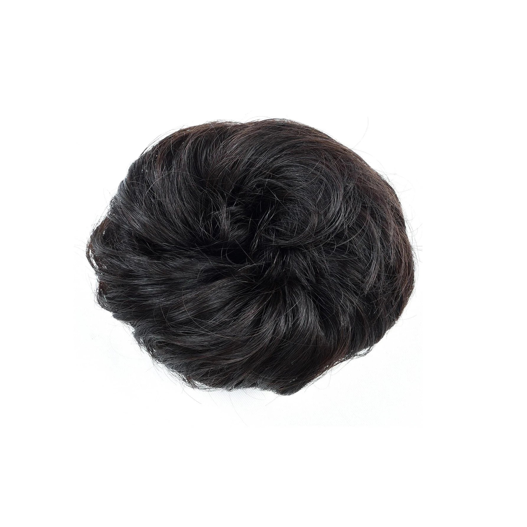 Human Hair Messy Hair Bun Chignon Extensions Scrunchy Updo HairPiece Soft And Comfortable To Wear Bun Hair Scrunchies Curly Wavy