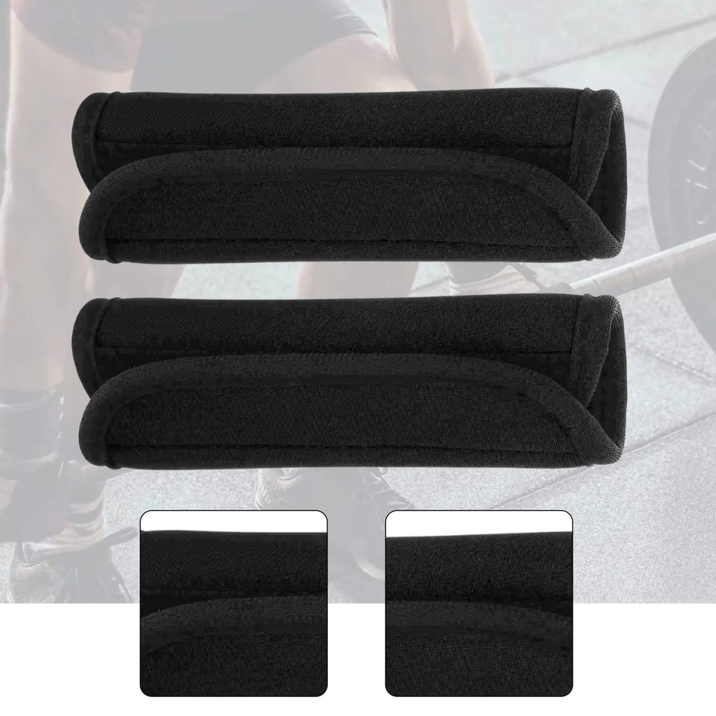 2Pcs Pull up Bar Cushion Grips 3mm Thick Barbell Bar Gym Weightlifting Grip Wraps Sleeves for Gym Fitness Exercise
