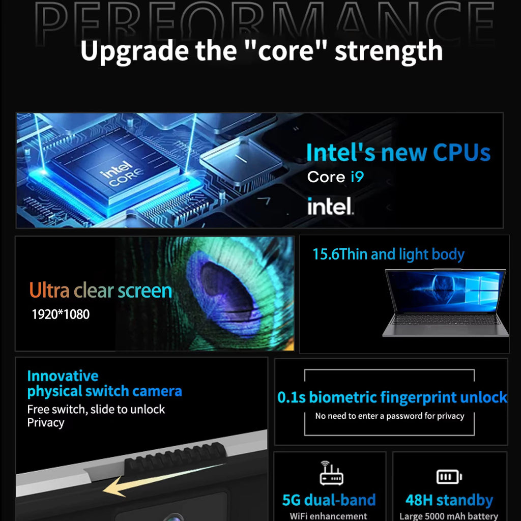 NEW Xiaman Gaming Laptop intel Core i9-10980HK 1920*1080 IPS 15.6" Full HD Notebook Gamer 16GB RAM 1TB SSD Windows 11 Laptop PC
