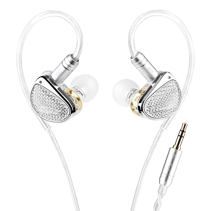 EarAcoustic Audio Sta-K Dual Driver In Ear Earphones HIFI Bass Earbuds High Sound Quality Monitor Headphones Gaming Headsets