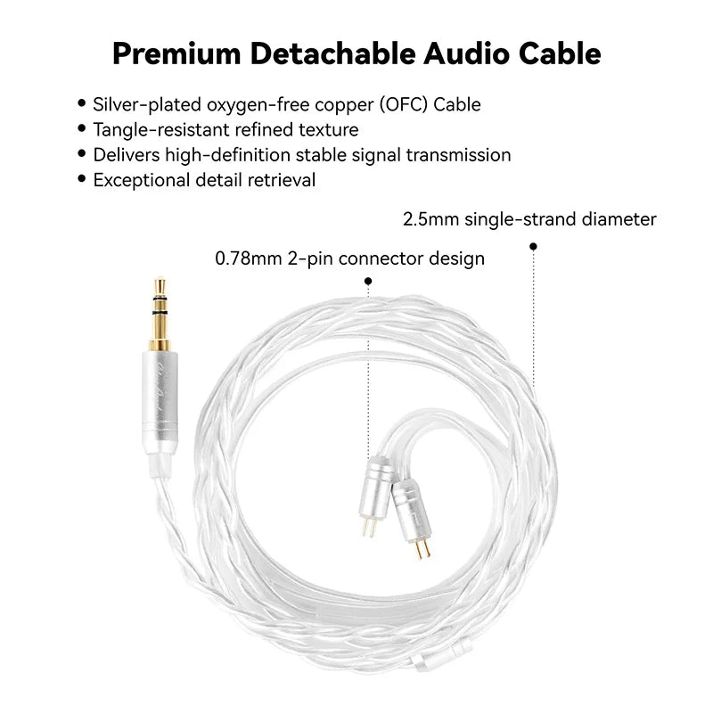 EarAcoustic Audio Sta-K Dual Driver In Ear Earphones HIFI Bass Earbuds High Sound Quality Monitor Headphones Gaming Headsets
