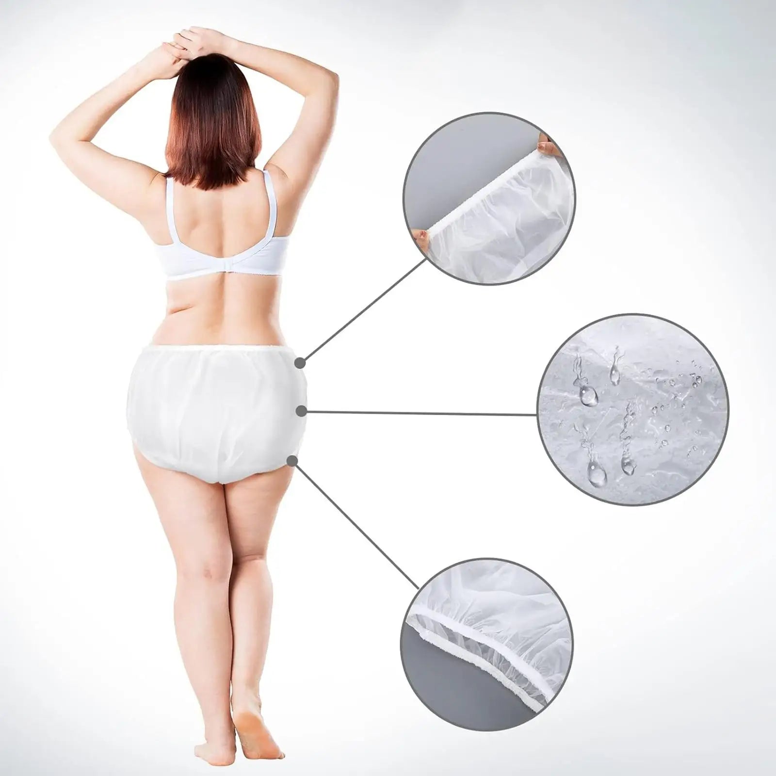 Adult TPU Waterproof Cloth Diaper Comfortable Washable Breathable High Quality Undewears Accessory for Senior People Old People
