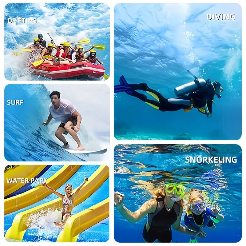 Waterproof Phone Pouch Case Drift Diving Swimming Bag Underwater Dry Bag Case Cover For Phone Water Sports Beach Pool 7 inch