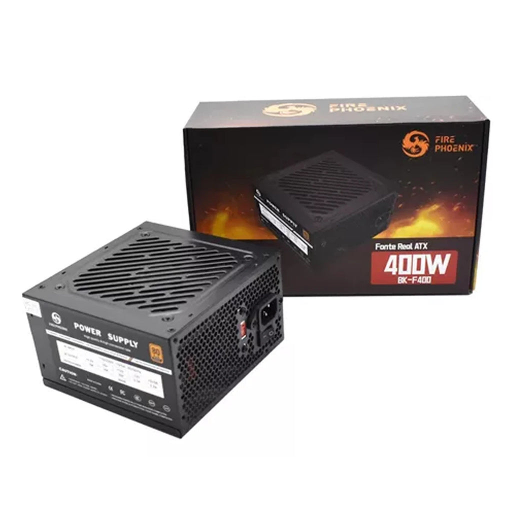 Atx Gamer Power Supply For Pc 80 Plus Bronze 400W 110V/220V Black Bk-f400