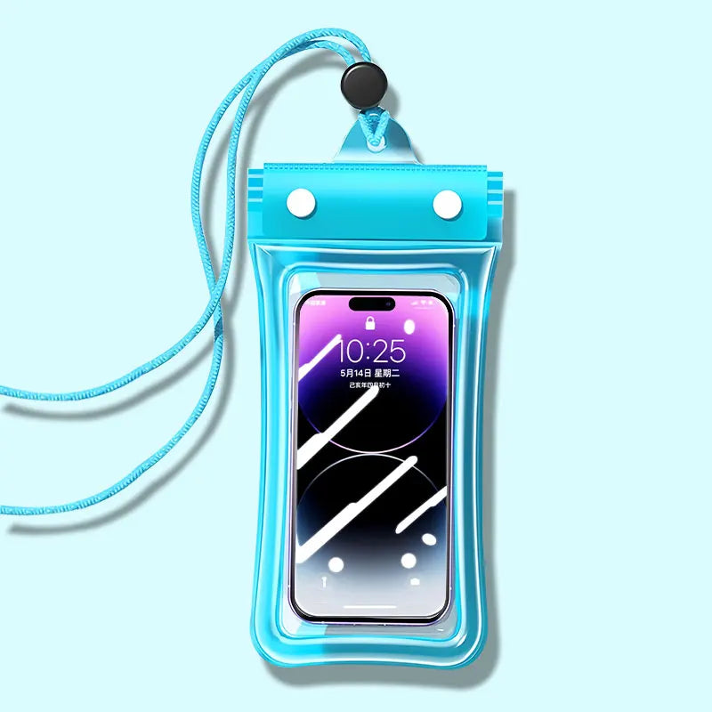 Waterproof Phone Pouch Case Drift Diving Swimming Bag Underwater Dry Bag Case Cover For Phone Water Sports Beach Pool 7 inch