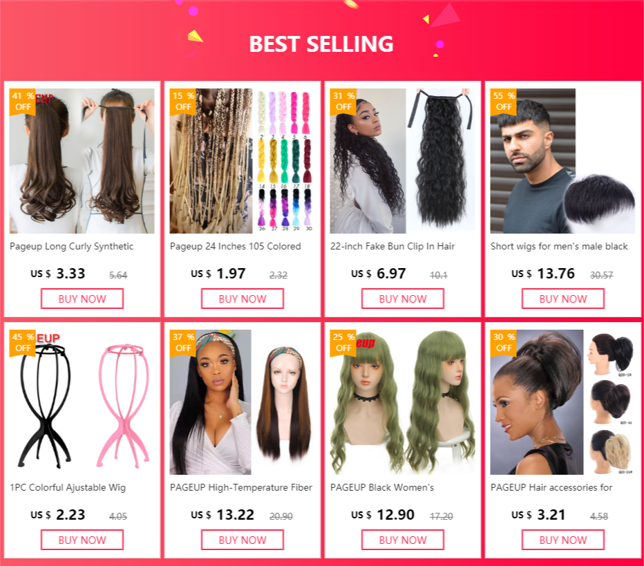 PAGEUP   5 clips on long straight hair extensions 24 Inch synthetic ombre black brown clip on fake hairpieces for women hair