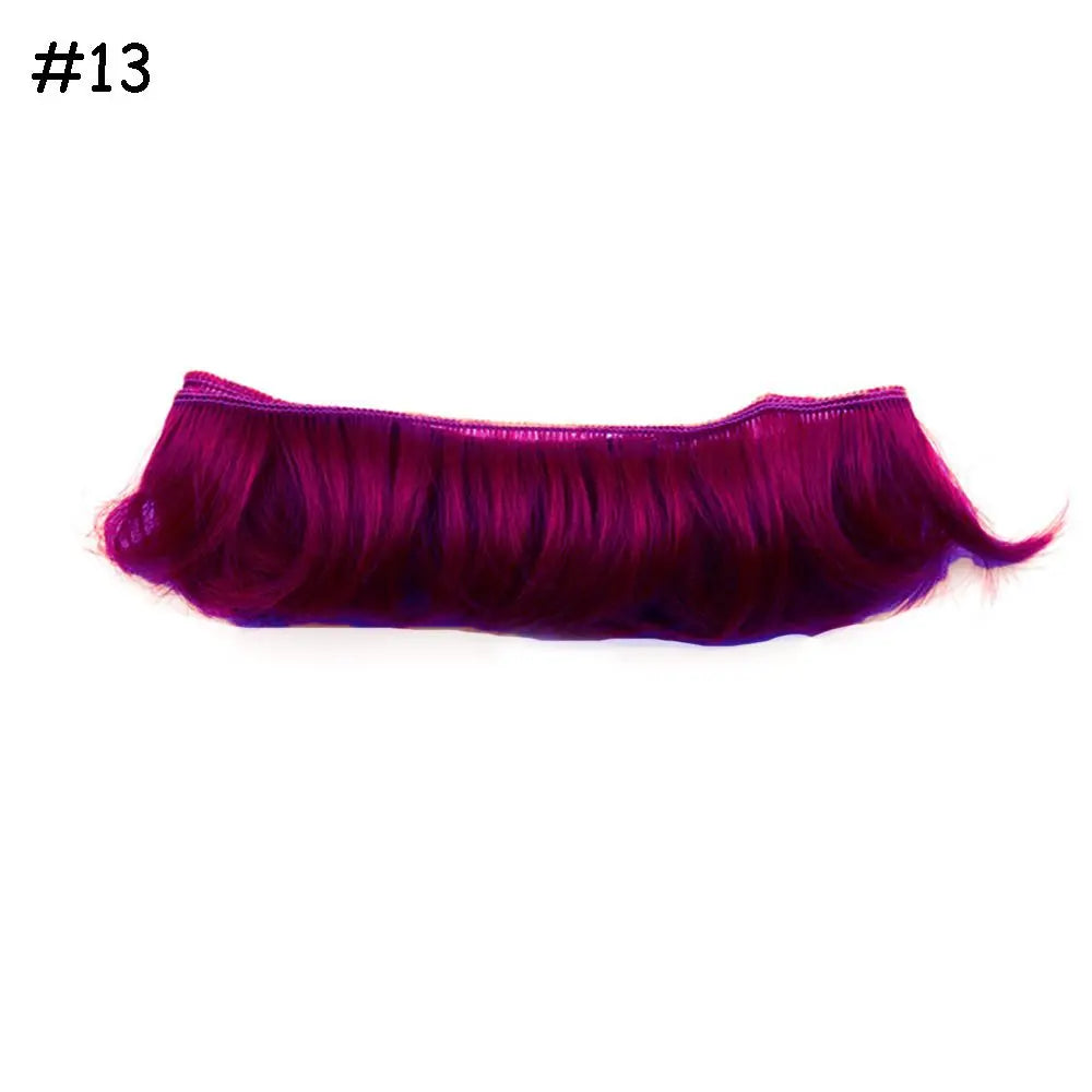 5CM Wigs 1/6 1/4 1/3 Mini Tresses Short Curly Wigs Toy Toupee Doll Fringe Hair Wigs Dolls Accessories Kids Gifts Accessories
