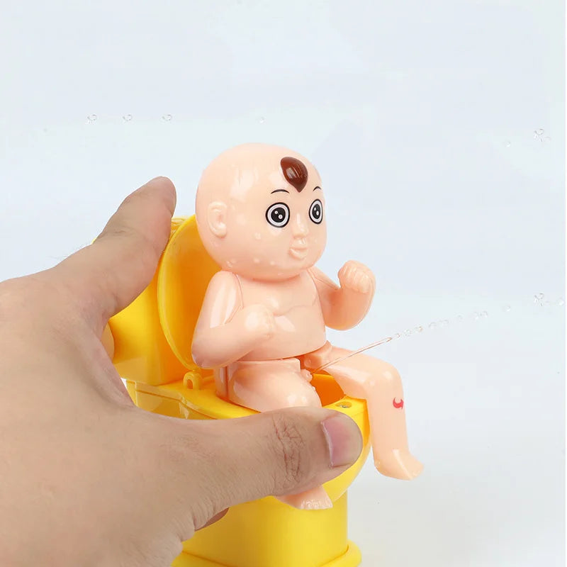 Adult Stress Reliever New Trick Water Spraying Toilet Toy Funny Water Jetting Toilet Doll for Children Play Game Prank Joke Gift
