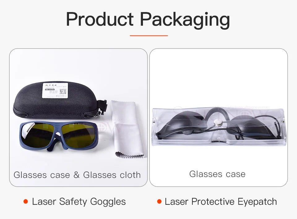 Laser Glasses 190nm-2000nm IPL Hair Removal Safety Eyepiece CE IPL OPT Soft PE Eye Mask Protective Eyepatches Laser Goggles