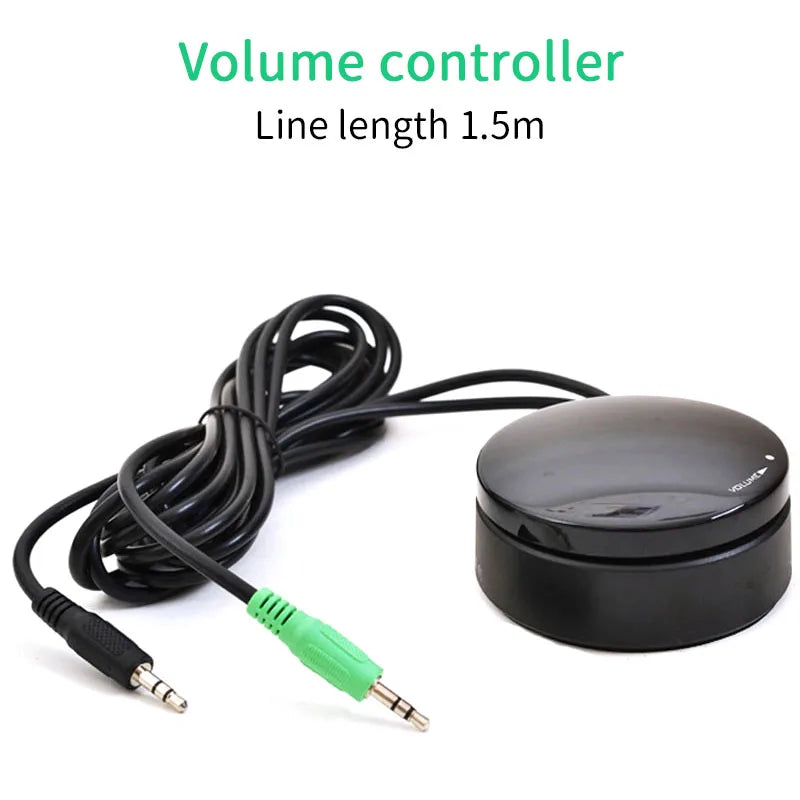 UNISIAN  Audio Controller Sound Volume Control by Aux 3.5mm Cable Adjustment For Amplifier Speaker System
