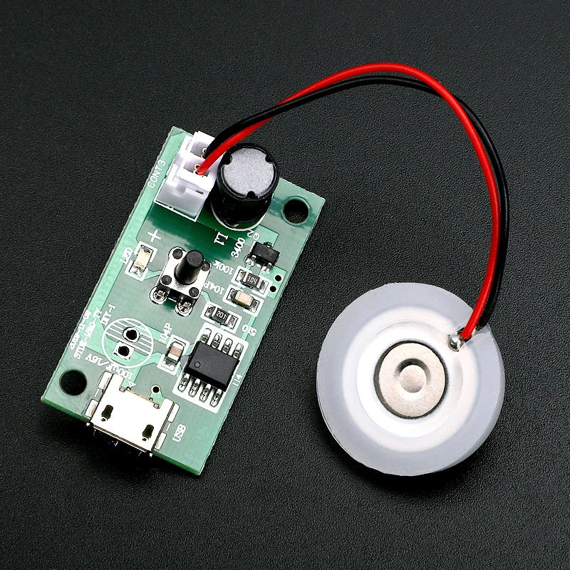 3x / 5x 1.5-3W USB Mini Humidifier DIY Kits Mist Maker And Driver Circuit Board Fogger Atomization Film Atomizer