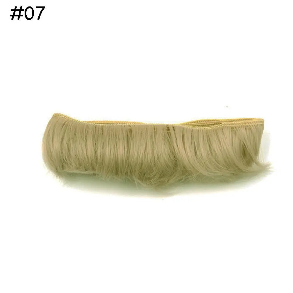 5CM Wigs 1/6 1/4 1/3 Mini Tresses Short Curly Wigs Toy Toupee Doll Fringe Hair Wigs Dolls Accessories Kids Gifts Accessories