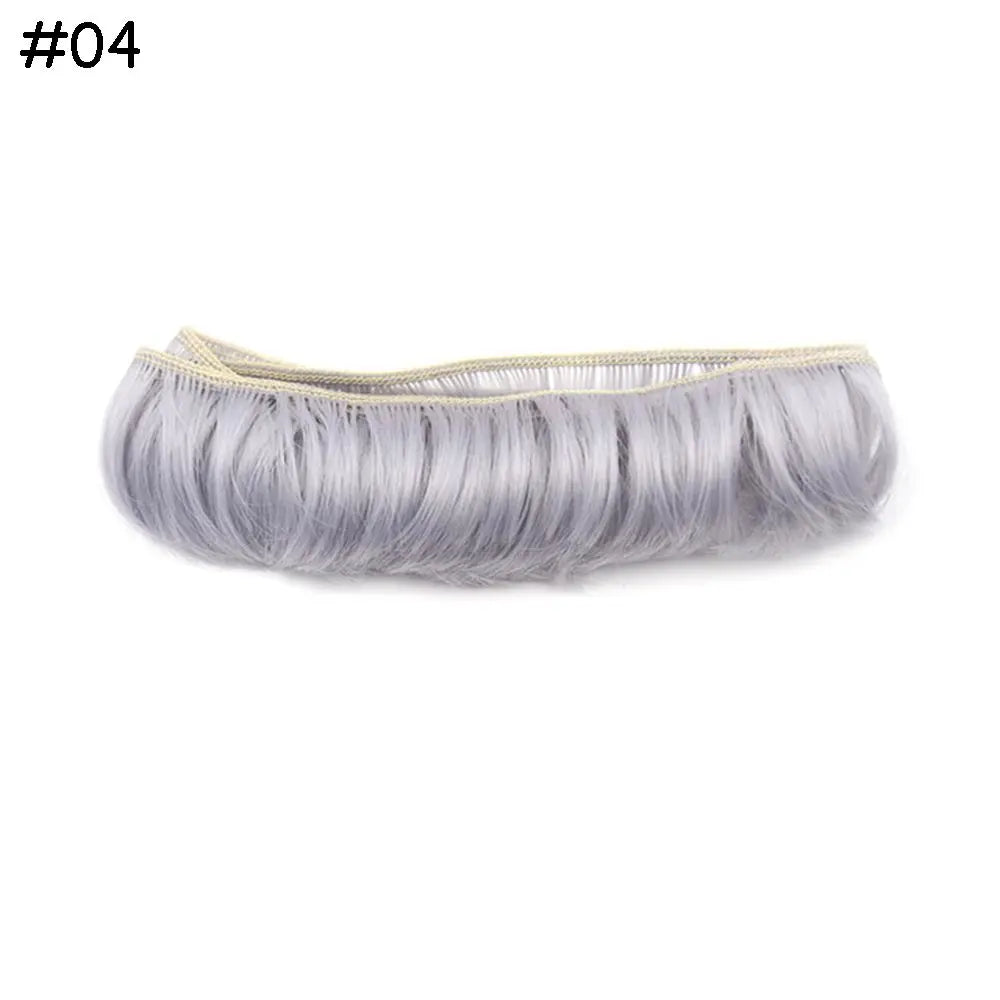 5CM Wigs 1/6 1/4 1/3 Mini Tresses Short Curly Wigs Toy Toupee Doll Fringe Hair Wigs Dolls Accessories Kids Gifts Accessories
