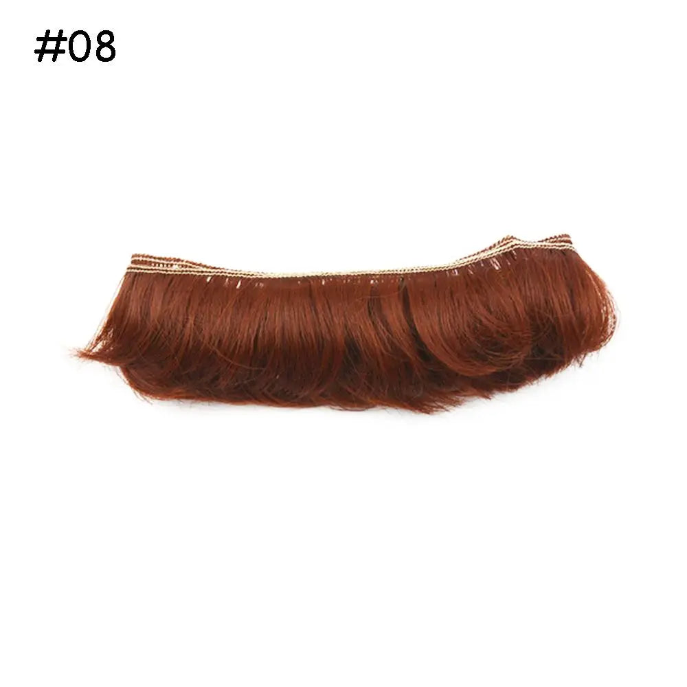 5CM Wigs 1/6 1/4 1/3 Mini Tresses Short Curly Wigs Toy Toupee Doll Fringe Hair Wigs Dolls Accessories Kids Gifts Accessories
