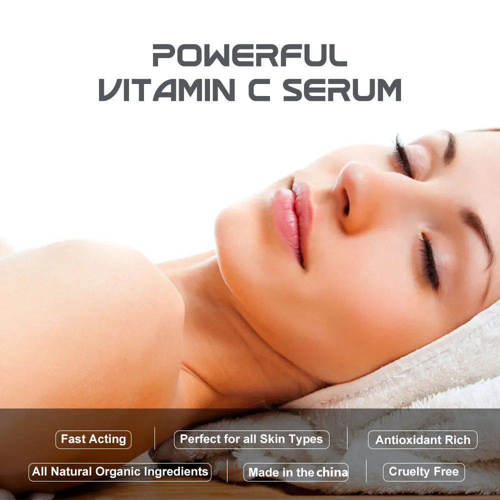 ENVISHA Vitamin C Face Care Serum Organic Skin Whitening Anti Aging Wrinkle Shrink Pores Moisturizing Hyaluronic Acid Retinol