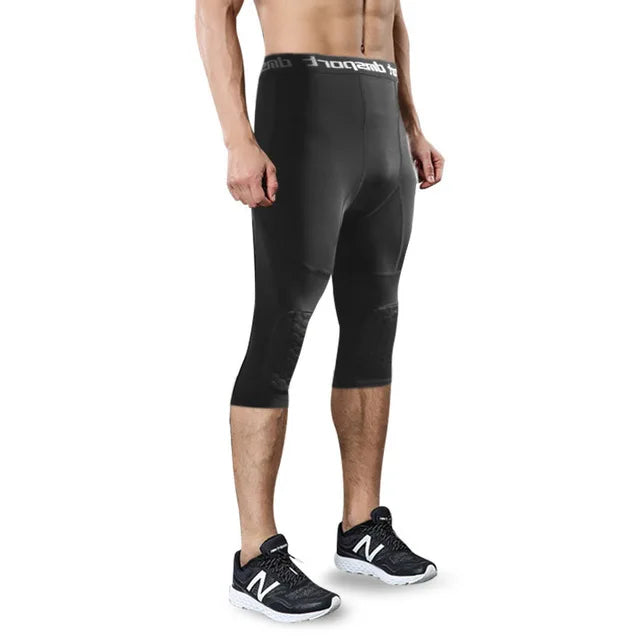 Padded Compression Shorts Vest Knee Pads Protector Football Paintball Basketball Skating Rugby Soccer Anti-collision Suits Sets