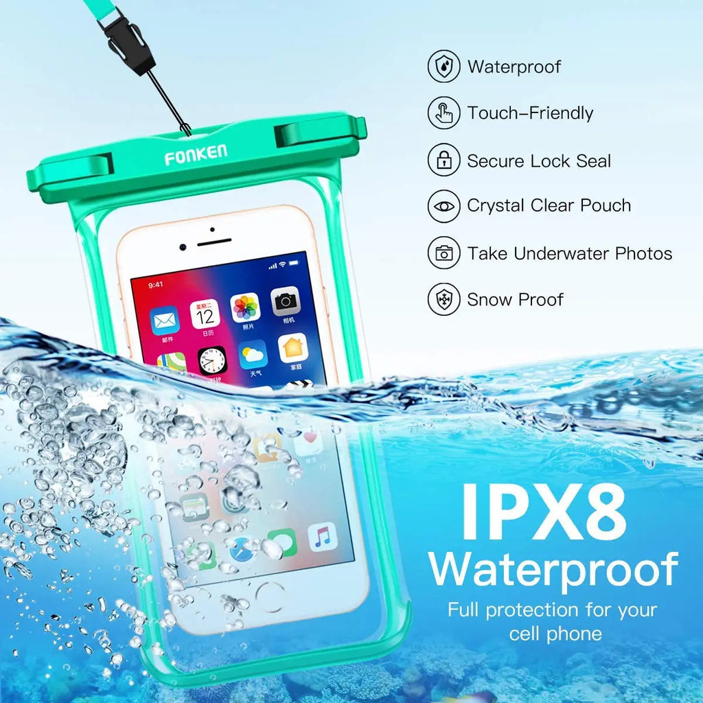 Waterproof Swimming Phone Pouch Universal Case Underwater Dry Bag Cover For iPhone 11 12 13 14 Pro Max Xiaomi 13 Water Proof Bag