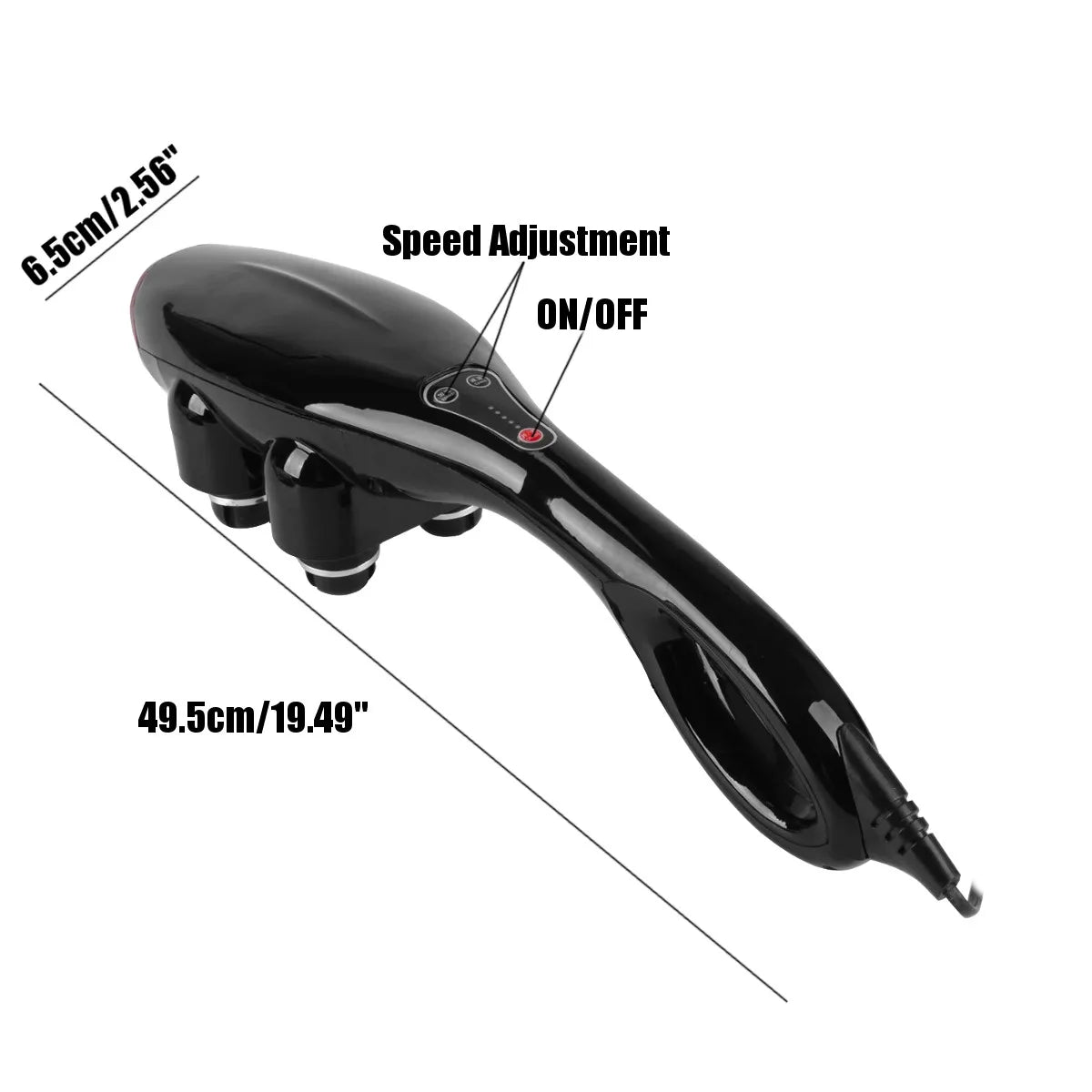 Four-head powerful multifunctional vigorous king massager, neck, waist and legs, whole body household electric massage stick
