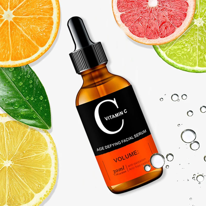 Face Serum Skin Care Vitamin C Hyaluronic Acid Retinol Facial Essence Anti-wrinkle Aging Whitening Shrink Pores Remove Acne
