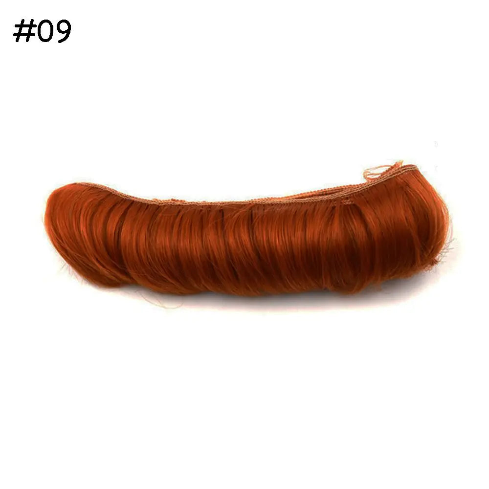 5CM Wigs 1/6 1/4 1/3 Mini Tresses Short Curly Wigs Toy Toupee Doll Fringe Hair Wigs Dolls Accessories Kids Gifts Accessories