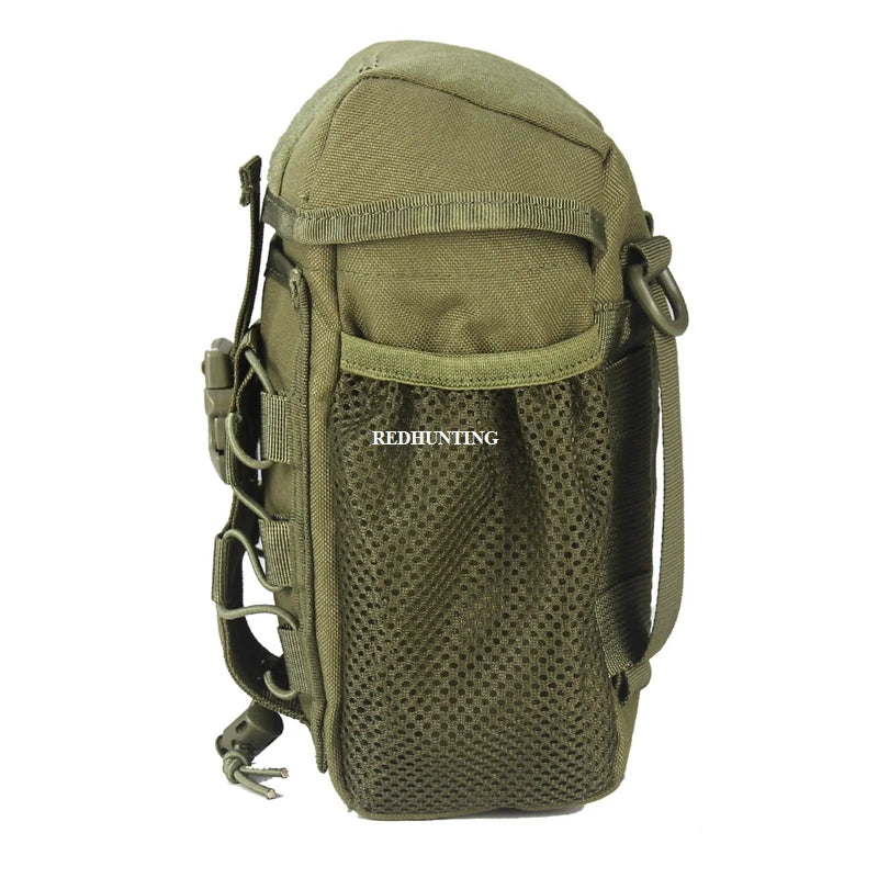 Tactical Pouch CS Dump Drop Pouch Outdooer Utility Pouch Bag Waterproof 1000D Nylon Folding Molle Dump Bag for Outdoor Hiking