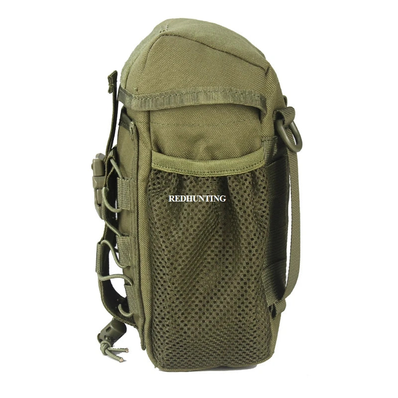 Tactical Pouch CS Dump Drop Pouch Outdooer Utility Pouch Bag Waterproof 1000D Nylon Folding Molle Dump Bag for Outdoor Hiking