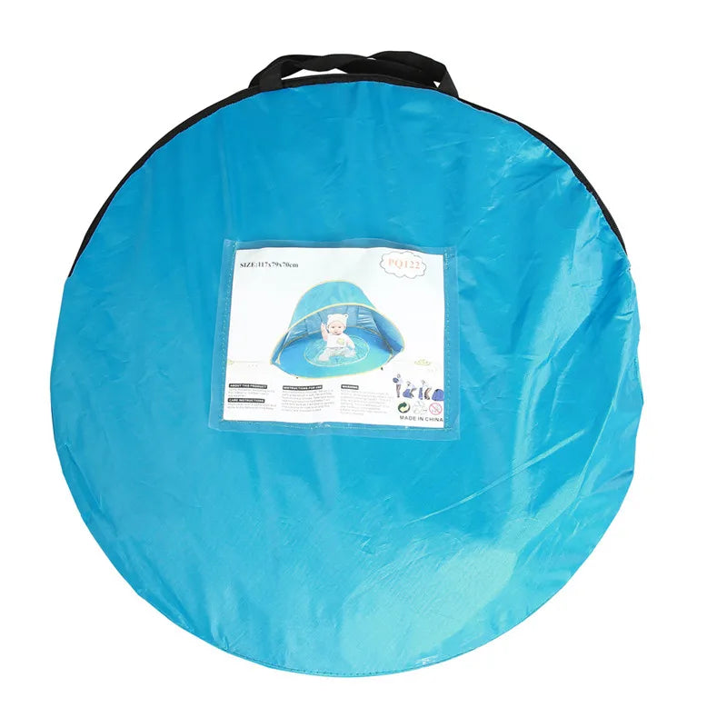 Kids Beach Tent UV Protection Pool Play House Tent Pop Up Portable Waterproof Swimming Pool Outdoor Toys For Children