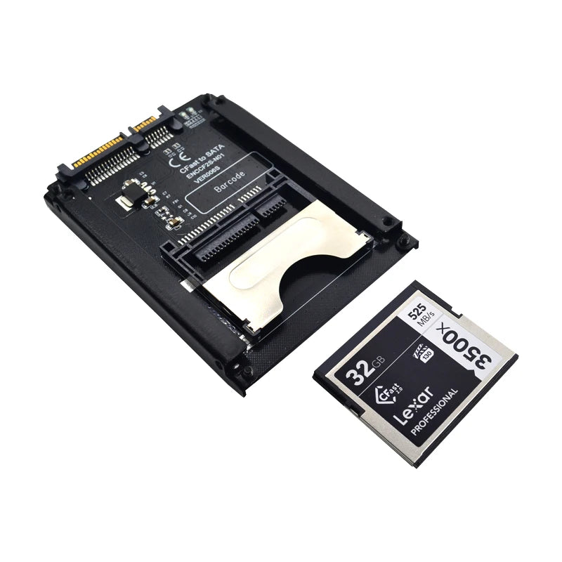 H1111Z Add On Cards SATA Controller SD SATA Adapter Card Adapter for SATA Hard Disk CFAST to SATA Controller Adapter Reader NEW