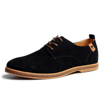 2024 fashion men casual shoes new spring men flats lace up male suede oxfords men leather shoes zapatillas hombre size 38-48