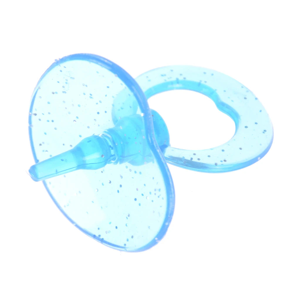 2X Baby Doll Pacifier Bottle for  Nursery Doll House Feeding Kids Pretend Play Games Toys Feed Medication Device