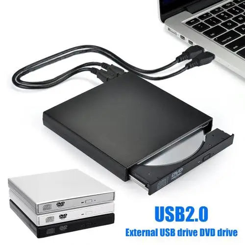 New Universal External USB DVD Optical Drive 24X CD Recorder for PC Laptop