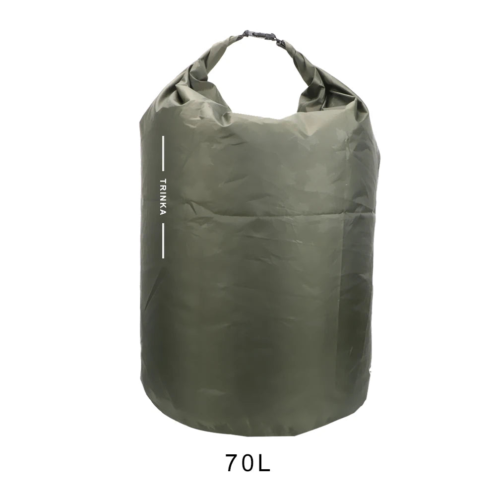 Dry Sack Pouch For Boating Kayaking Canoeing Floating 8L 40L 70L Waterproof Storage Bag Outdoor Traveling Carrying Bags Portable