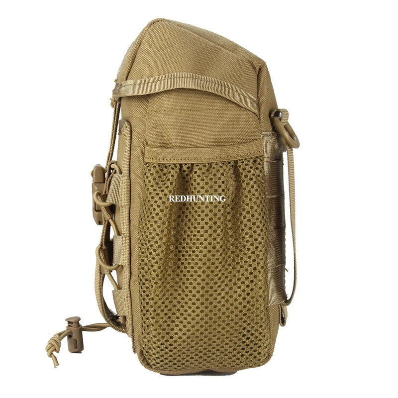 Tactical Pouch CS Dump Drop Pouch Outdooer Utility Pouch Bag Waterproof 1000D Nylon Folding Molle Dump Bag for Outdoor Hiking