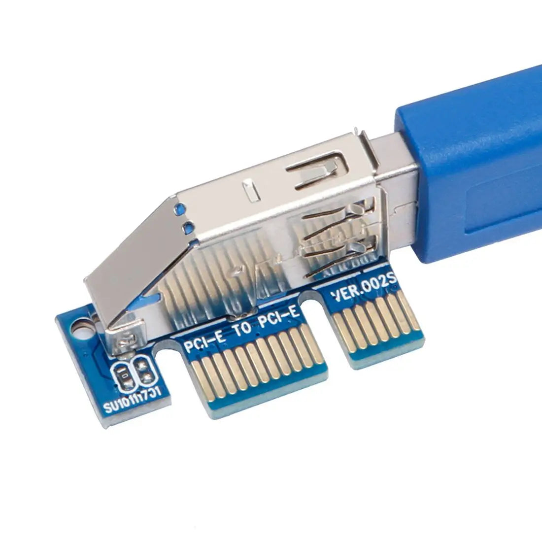 XT-XINTE PCI Express USB 3.0 Adapter Raiser Extender PCIE Riser Card USB 3.0 PCI-E SATA PCI E Riser PCI Express X1 to X4 Slot