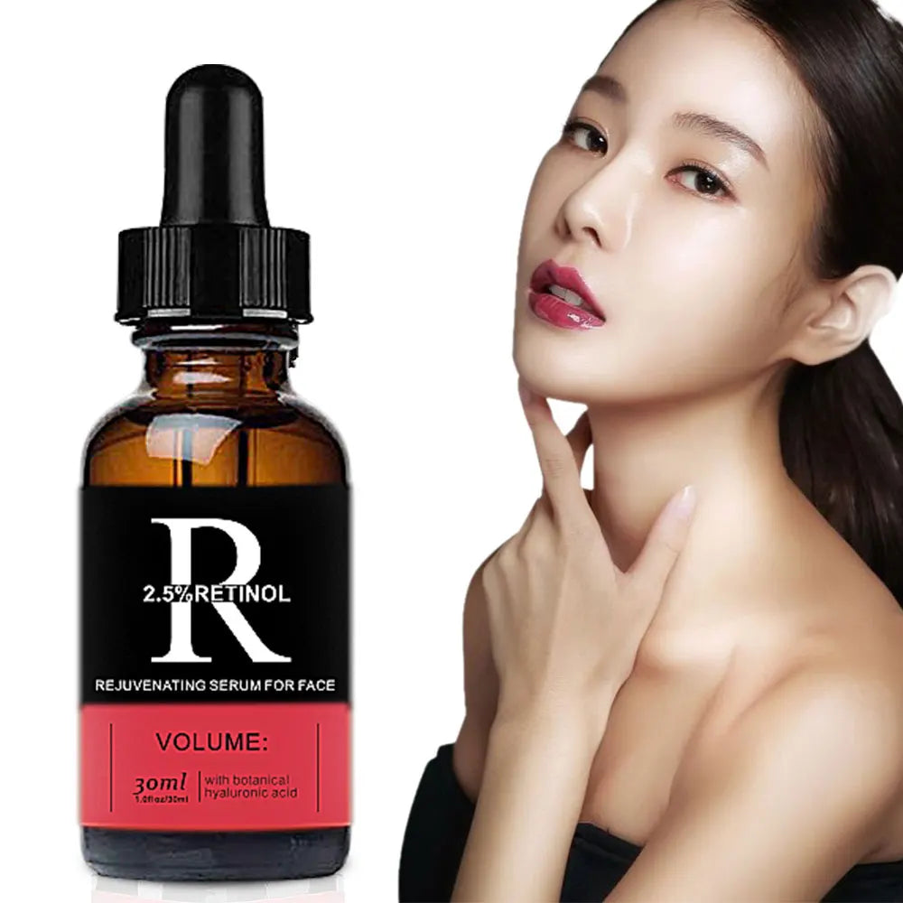 Face Serum Skin Care Vitamin C Hyaluronic Acid Retinol Facial Essence Anti-wrinkle Aging Whitening Shrink Pores Remove Acne