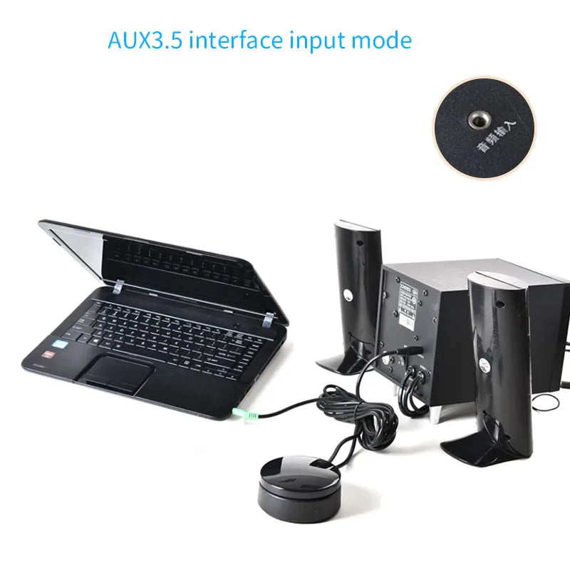 UNISIAN  Audio Controller Sound Volume Control by Aux 3.5mm Cable Adjustment For Amplifier Speaker System