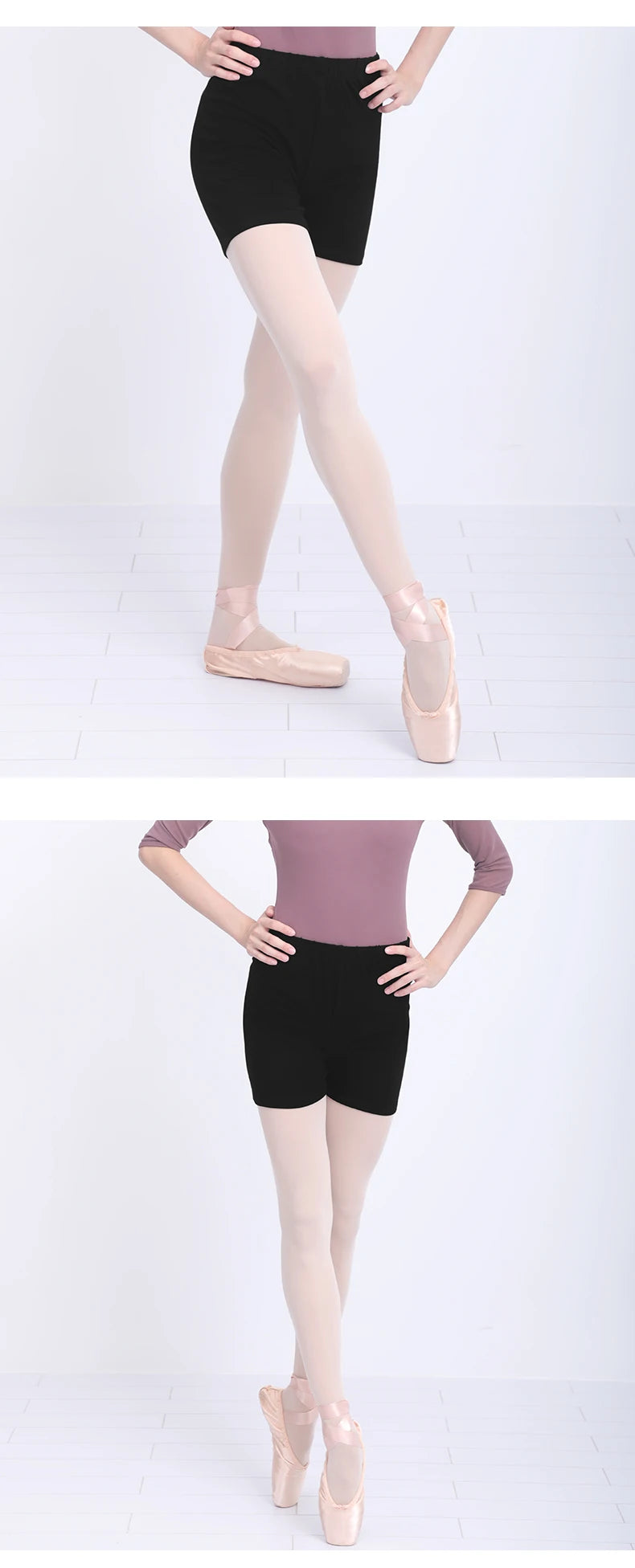 Women Ballet Dance Shorts Girls Black Full Cotton Professional Lady Leggings Boxer Pants for Dancing