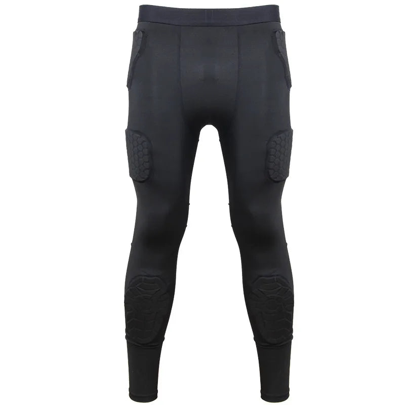 Padded Compression Shorts Vest Knee Pads Protector Football Paintball Basketball Skating Rugby Soccer Anti-collision Suits Sets
