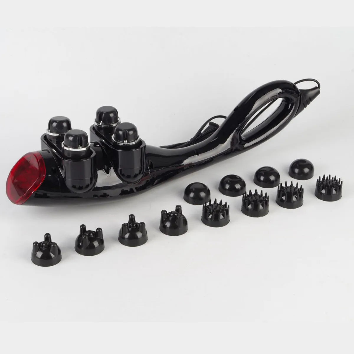 Four-head powerful multifunctional vigorous king massager, neck, waist and legs, whole body household electric massage stick