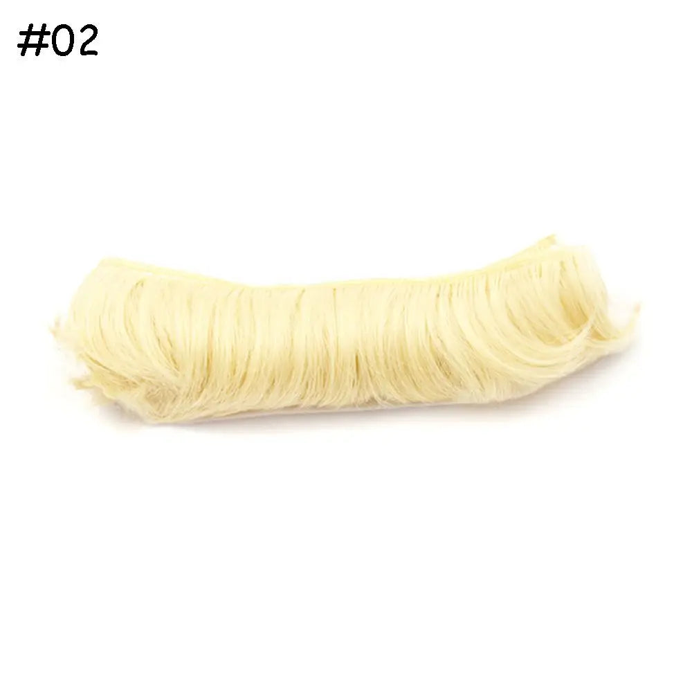 5CM Wigs 1/6 1/4 1/3 Mini Tresses Short Curly Wigs Toy Toupee Doll Fringe Hair Wigs Dolls Accessories Kids Gifts Accessories