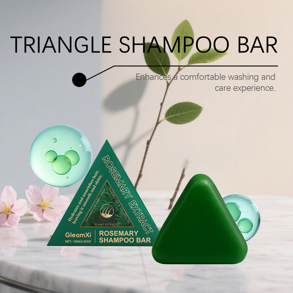 Rosemary Shampoo Bar Hair Growth Anti Hair Loss Oil Control Improve Frizz Split Ends Refreshing Nourishing Handmade Solid Soap