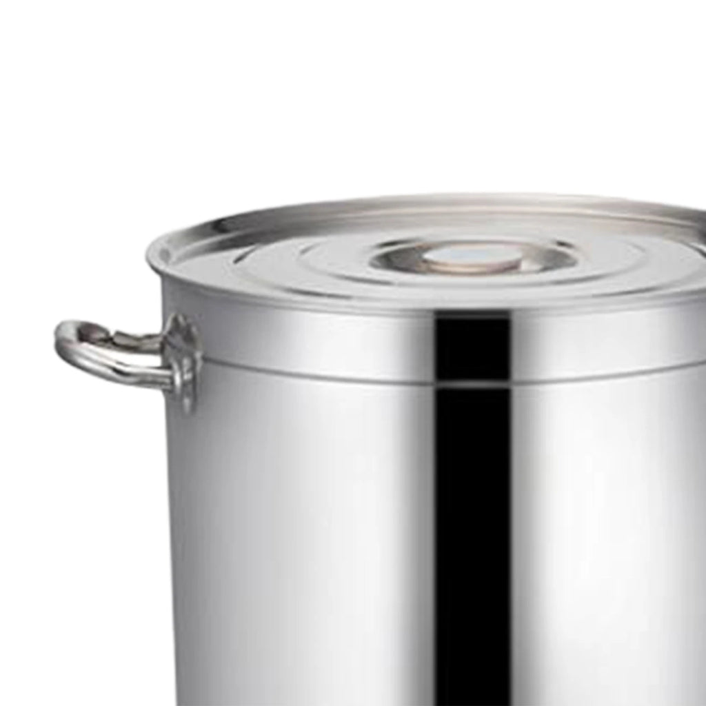 Stainless Steel Stockpot Easy to Clean Cookware Multipurpose Tall Cooking Pot for Hotel Commercial Household