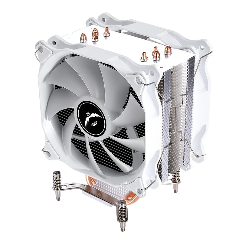 QiuzAim 4 Heat Pipe Efficient Radiator PC Air-Cooled x99 Processor CPU Cooler 120mm Fan install LGA2011 2066 115X 1200 1700 1851